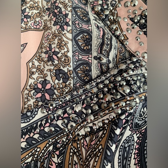 Cache Silk Handkerchief Halter Blouse - Picture 8 of 16